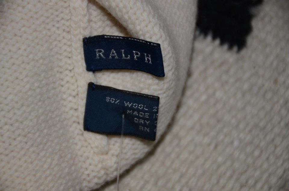 Gorro Ralph Lauren Etiqueta Azul Mezcla Cachemira y Lana Talla Única Foto 2 de 3