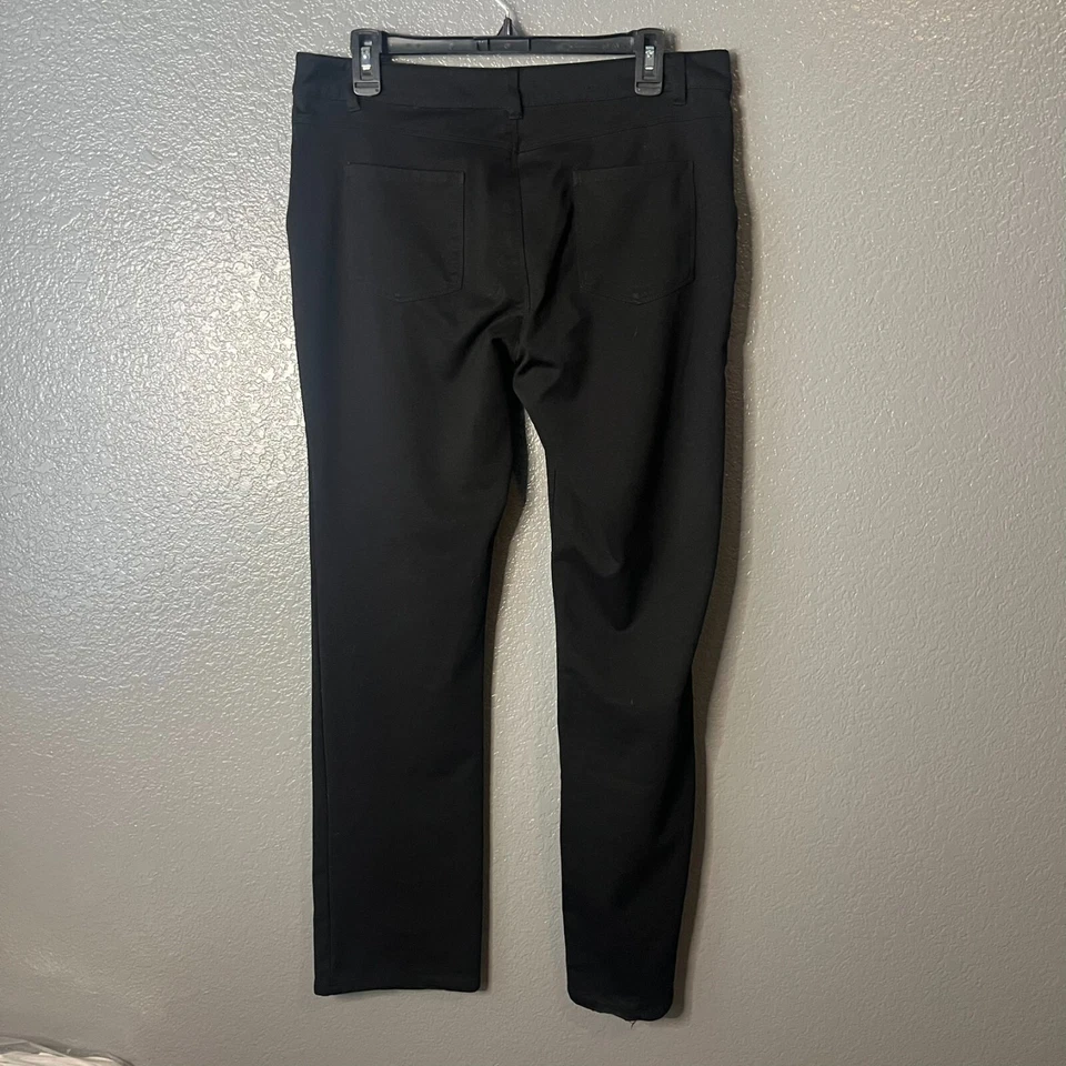 Bogari Size 10 Black Classic Straight Leg Dress Pants / Trousers - Image 2 of 4