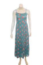 Monoprix Femme Floral Printed Dress S 36 Women Casual Sleeveless Long NEW 32042