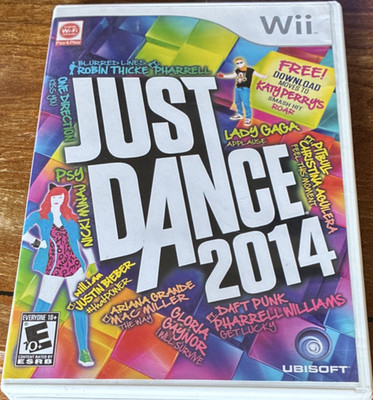 Ubisoft Just Dance 2014 Nintendo Wii E10+ NTSC-U/C 2013 Music Rhythm