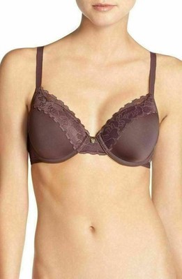 NATORI 736044 Hidden Glamour Full Fit Underwire Contour Bra Sz 32DDD Buttery
