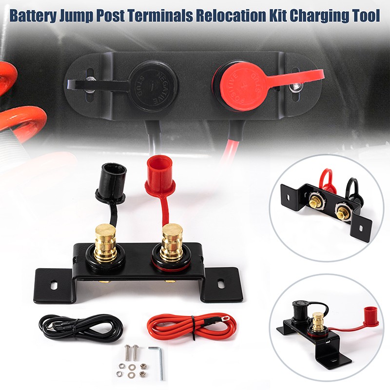 For Can-Am UTV ATV Remote Battery Terminal Relocation Kit Battery Jump Post