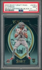 2023 Select Draft Picks C.J. Stroud Certified Rookies Black #1/1 PSA 9 TEXANS RC