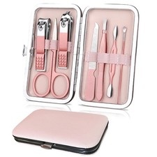 WOXVM Premium Manicure Set, 7 in 1 Professional Nail Clippers Scissors...