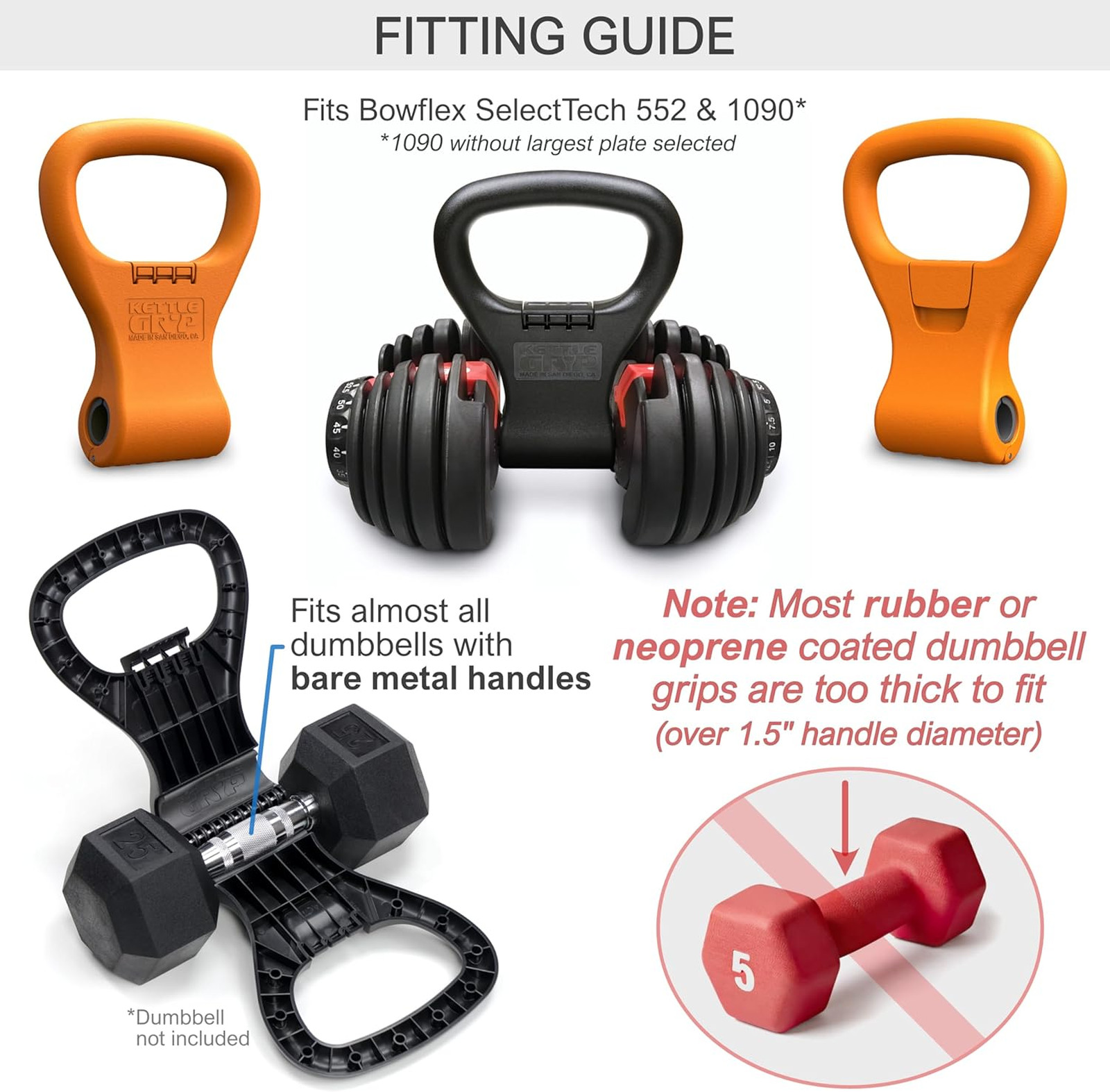 Convertitore da Manubrio a Kettlebell in Acciaio Inox foto 3