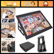 1000-Piece Tilting Puzzle Board with Stand - 31"x24" Lightweight Portable Table