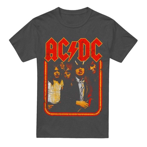 T-shirt AC/DC Ou Metallica Taille L Noir - Occasion Très Bon état - Coupe Tunique