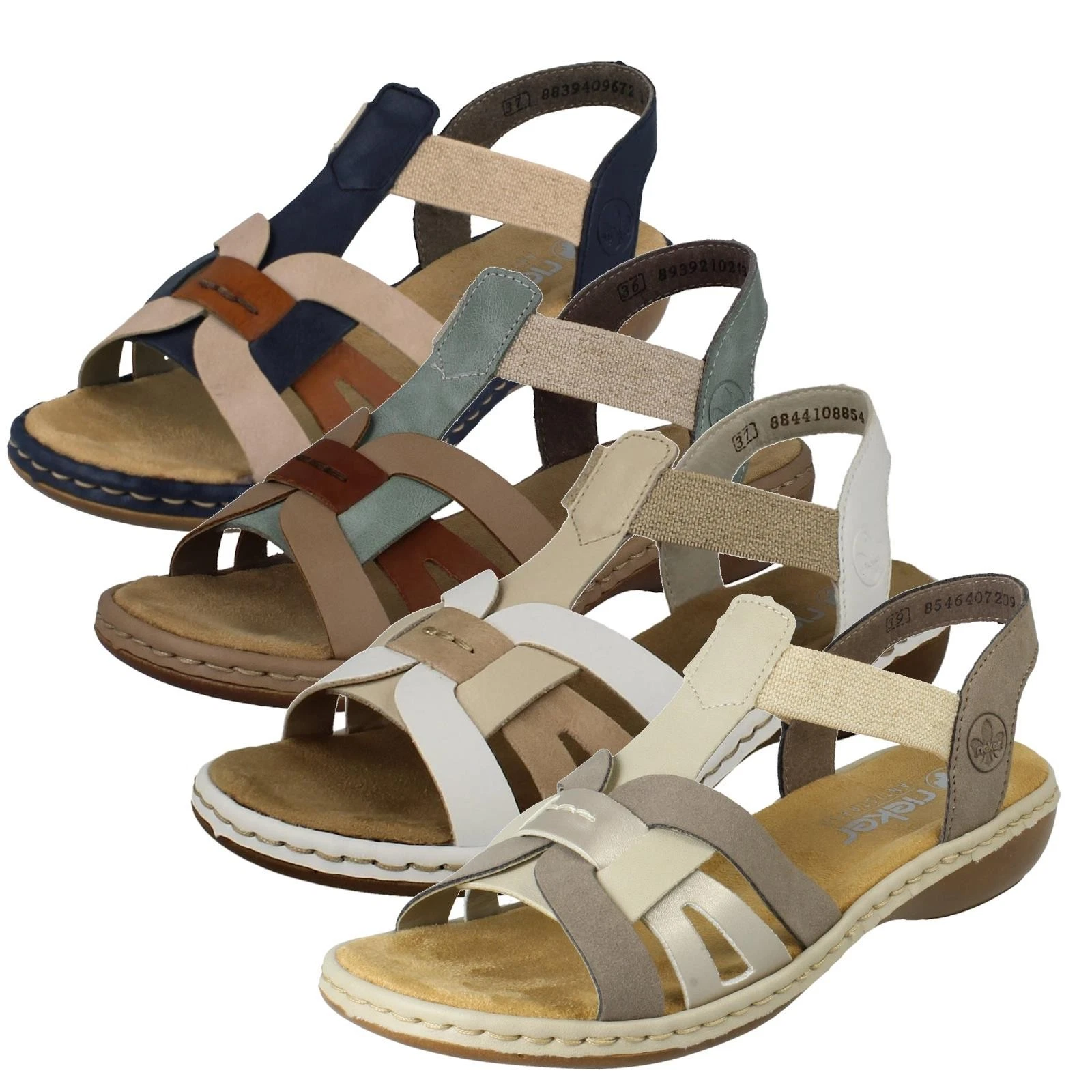 Ladies Rieker Synthetic Casual Sandals 65918
Opens in a new window or tab