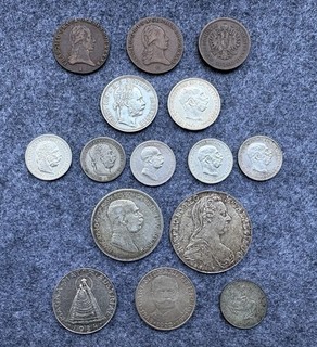Sammlungsauflösung! Interessantes Lot Österreich Ungarn! 132g Silber