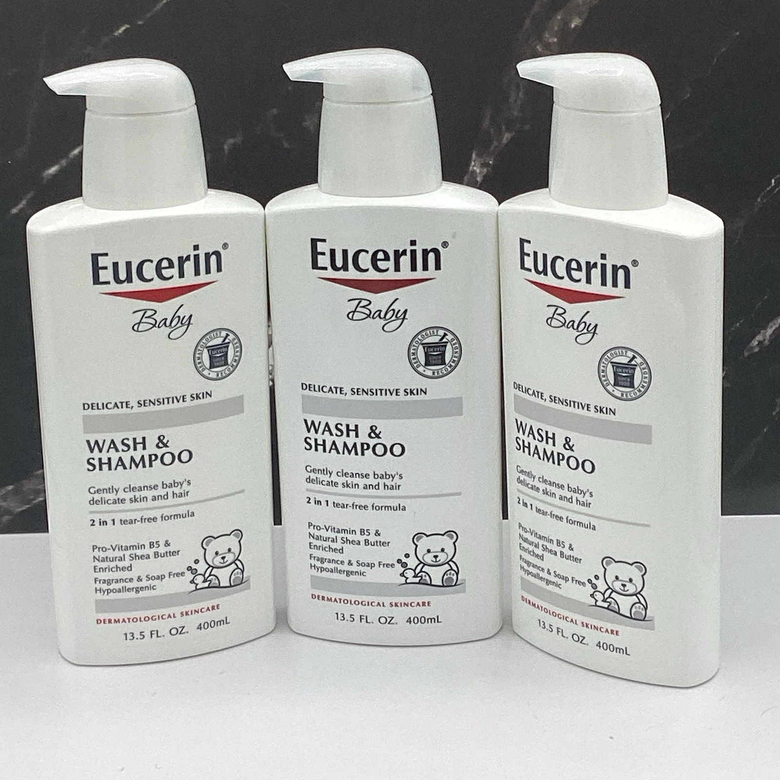 Eucerin Baby Wash & Shampoo Sensitive Skin (3 Pack)
Opens in a new window or tab