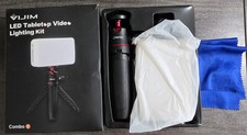 1 Vijim Led Tabletop Video Lighting Kit Black Combo