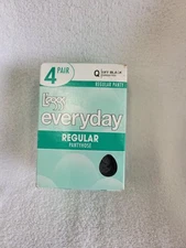 Leggs Everyday Pantyhose 4 Pair Pack Size Queen