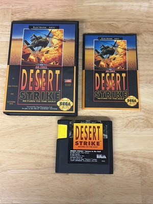 Desert Strike: Return to the Gulf (Sega Genesis, 1992) Complete CIB Tested