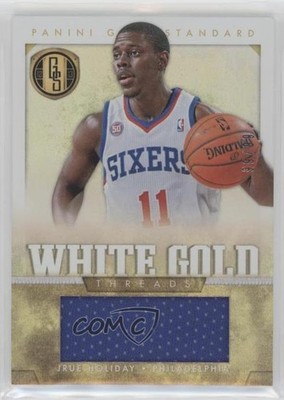 2012-13 Panini Gold Standard White Gold Threads 99/99 Jrue Holiday #16 fm0
