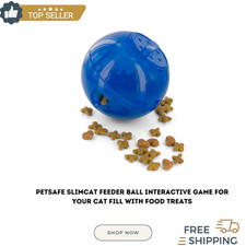 PetSafe Slimcat Feeder Ball Interactive Game for Your Cat Fill with Food Treats