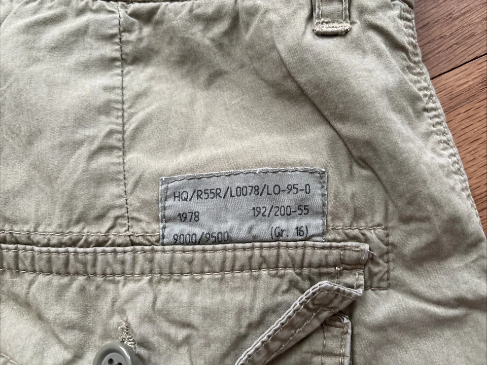 Pantalones Cortos Carga Diesel Co De Colección Cordones Algodón Paracaidista Verde Para Hombre Talla 30 Foto 4 de 4