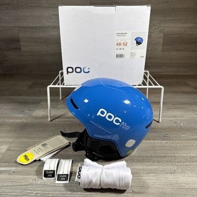 POC POCito Obex MIPS Ski Helmet Size XXS 48-52 Fluorescent Blue Kids NEW