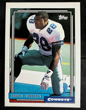 1992 Topps | DARREN WOODSON | #727 Rookie Card | Dallas Cowboys. rookie card picture