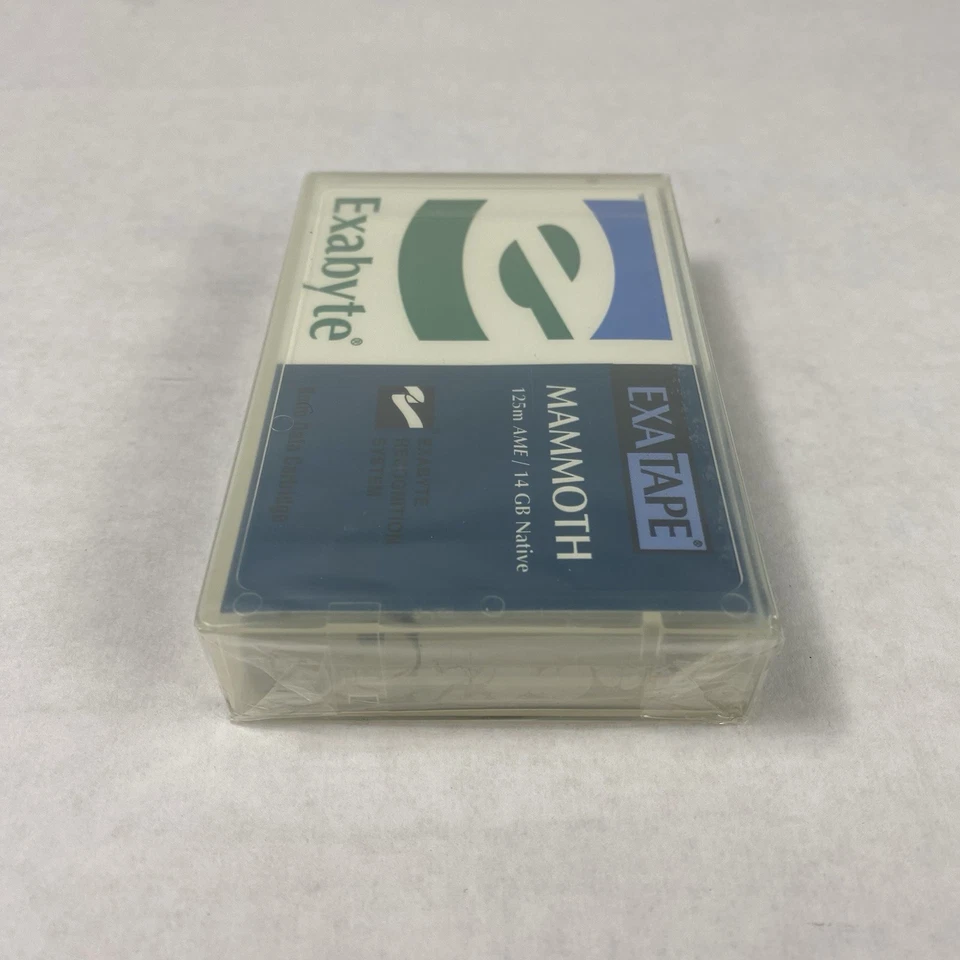 Cartucho de datos nativo ExaTape Mammoth 125 m AME / 14 GB de 8 mm (lote de 10) Foto 4 de 4