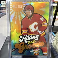 Upper Deck 2025-26 Allure Hitting Their Groove HTG-6 Zayne Parekh Flames