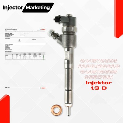 0445110326 Bosch Einspritzdüse Injektor 0986435200 Corsa d B Astra j 1.3 CDTI