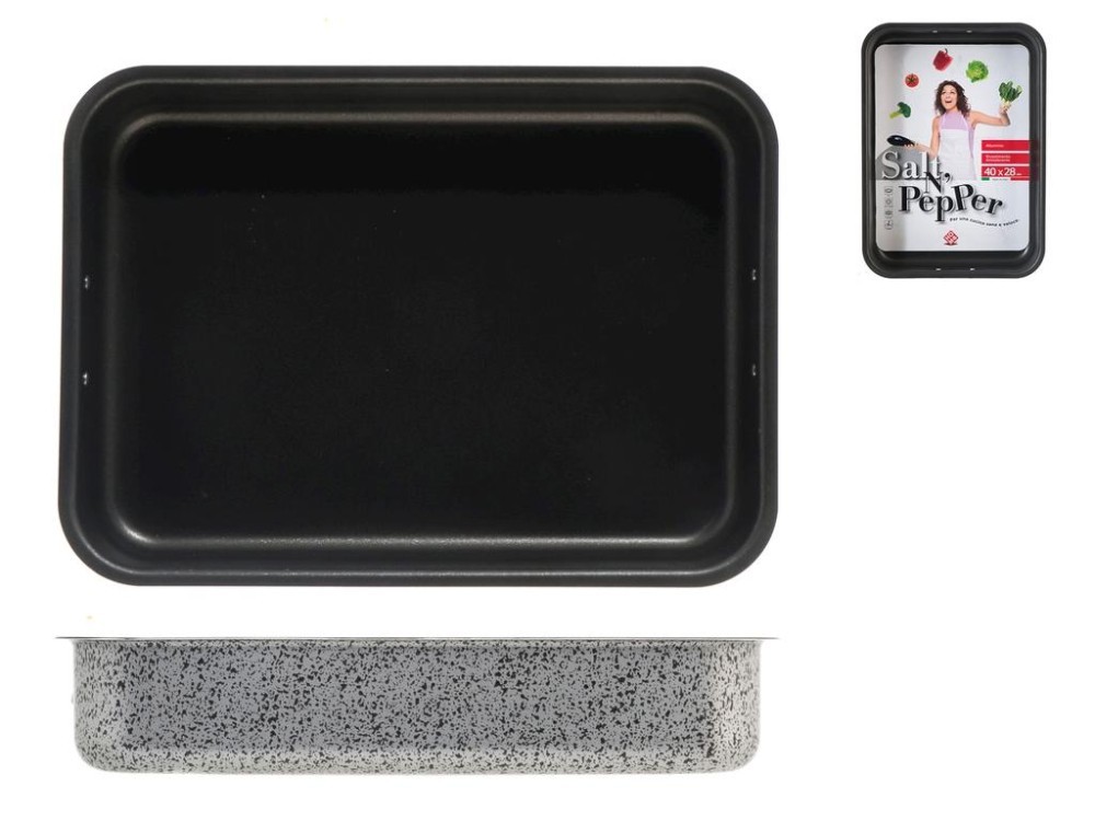 Mold Pizza Home Non-Stick Salt N' Pepper 40x28 CM