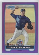 2012 Bowman Chrome Prospects Retail Purple Refractor 164/199 Casey Lawrence 1g5
