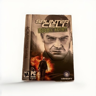 Tom Clancys Splinter Cell Double Agent PC Video Game Slipcover Windows New