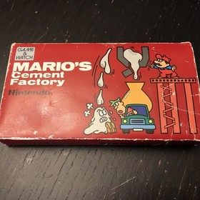 Nintendo Game And Watch Mario&rsquo;s Cement Factory Japanese Manual Rare Variant