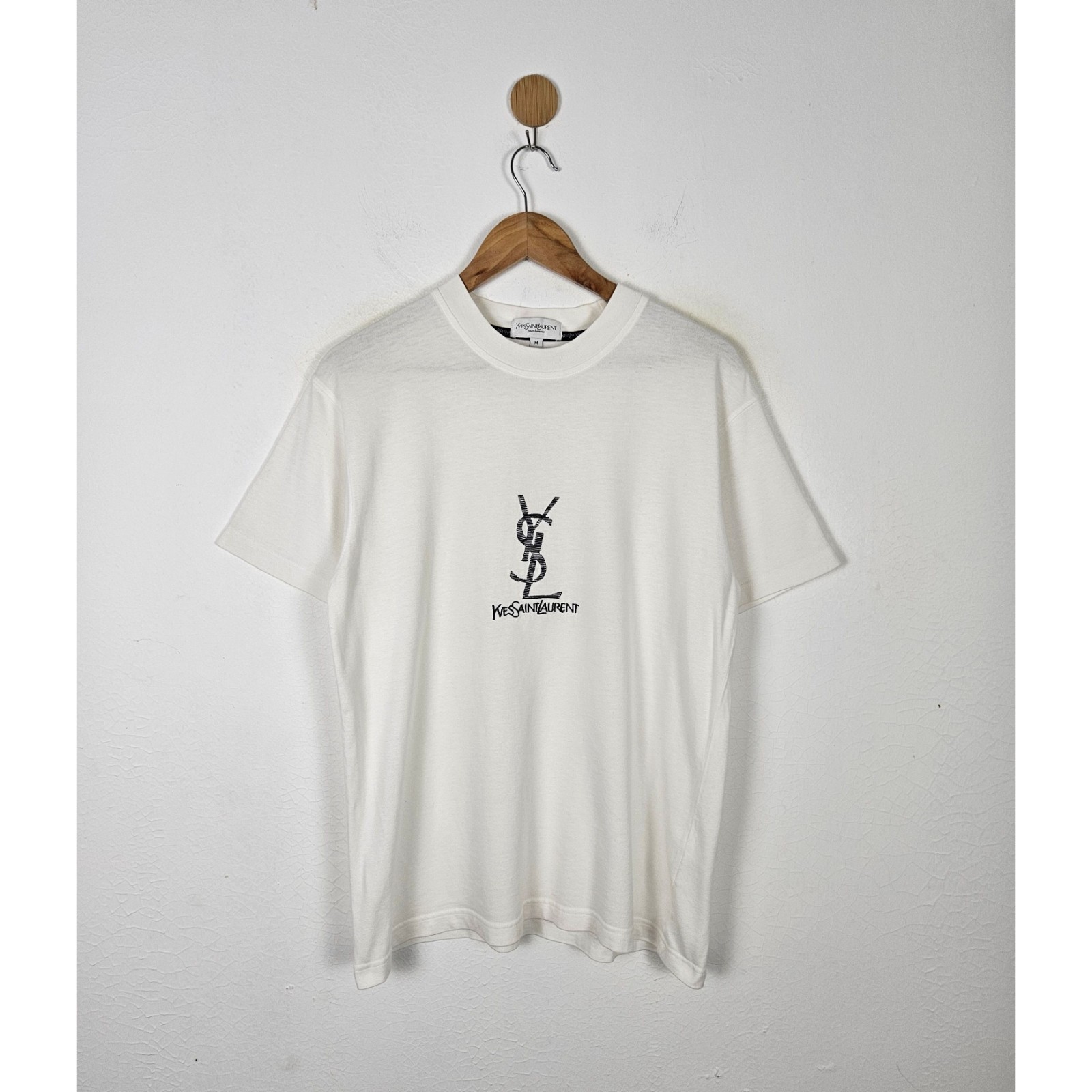 Camicia Yves Saint Laurent Tricots Pour Homme YSL con ricamo