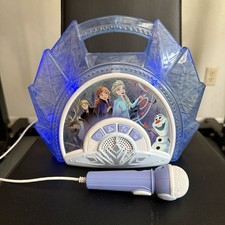 Disney Frozen 2 Bluetooth Sing-Along Boombox Speaker with Microphone Tested/work
