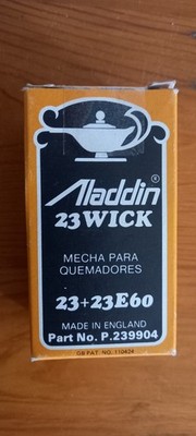 Aladdin 23 Wick + 23E60 for Kerosene Oil Lamp New In Original Box. Never Used