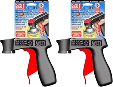 2 Pack Spray Can Gun Tool Aerosol Paint First Full Grip E-z Pull Trigger Comfort