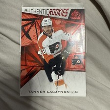 2021-22 SP Game Used Authentic Rookie #151 Tanner Laczynski RC /205 Flyers