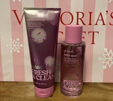 2 Victoria s Secret FRESH CLEAN BUBBLY Fragrance Body Mist Lotion 8 Oz