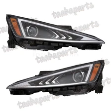 Headlights Halogen For 2019 2020 Hyundai Elantra Headlamp Pair Left Right Side
