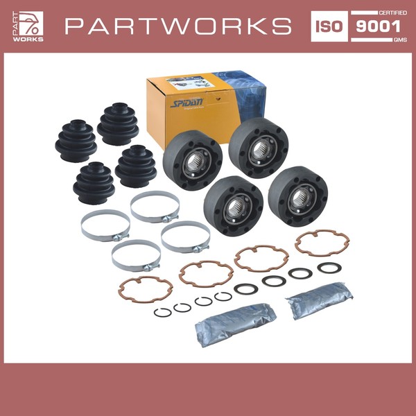 4X Gelenksatz Antriebswelle FüR Porsche 930 Turbo -'86 911 3.2 '84 Wtl Hinten-image