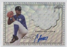 2020 Leaf Perfect Game National Showcase Metal 10/10 Christian Little Auto nd3