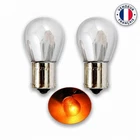 BA15S P21W Chrome ORANGE Bulbs for 2PCS Car Utility Turn Signals