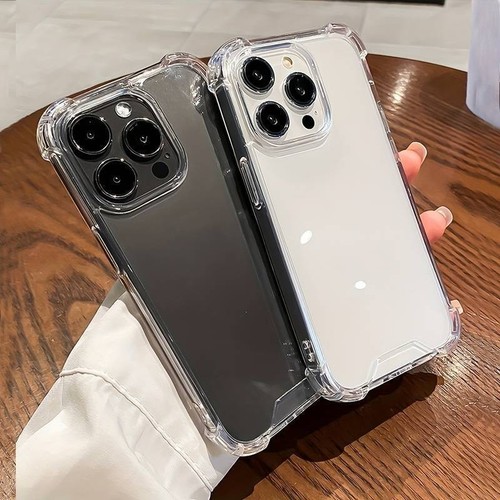 Hülle für iPhone 16 15 14 Pro Max Plus 13 11 12 7 8 Klar Cover Stoßfest Handy - Bild 234 von 404