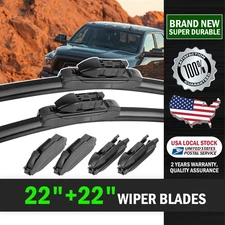 For Chevrolet Suburban 2500 2000-2013 OEM Front Windshield Wiper Blades 22"&22"