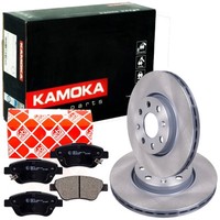 2X Kamoka Bremsscheiben 257Mm + BremsbeläGe Satz Vorne FüR Opel Corsa D