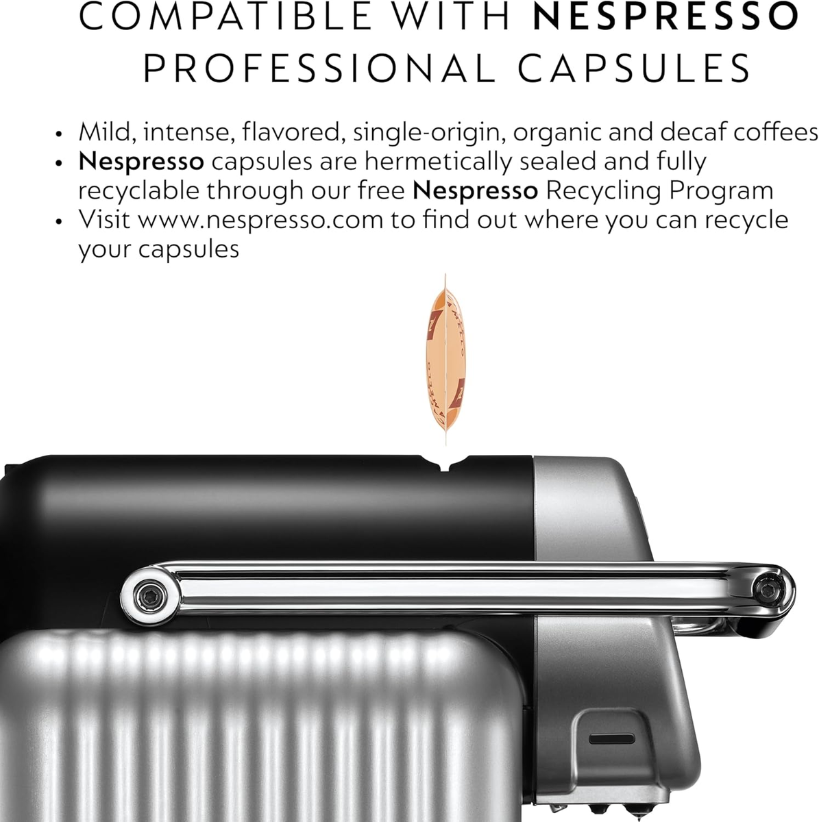 Nespresso Professional Starter Bundle: Zenius Machine & Milk