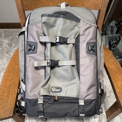 Lowepro Padded Camera Backpack w/ Adjustable Dividers, Gray/Black