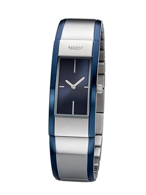 Regent GM-2102 Edelstahl IP blue Made in Germany Damenuhr UVP 198,00 EUR