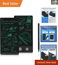6.5-Inch LCD Writing Tablet - Erasable & Reusable for Eco-Friendly Note-Taking