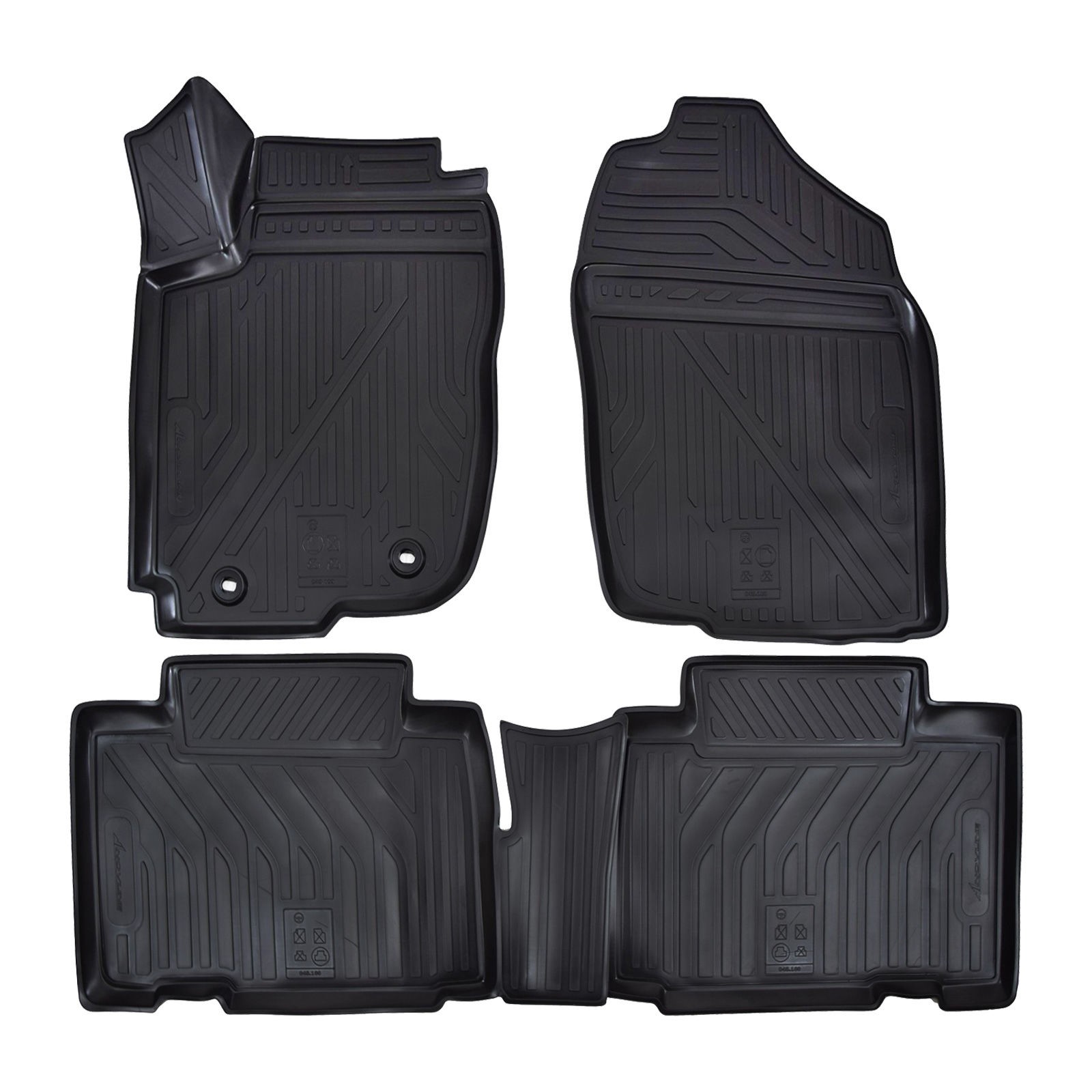 Tapis caoutchouc Toyota RAV4 protégeant la moquette contre la boue et l'eau