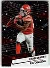 2025 Panini Revolution Football Red Cosmo Kareem Hunt #106