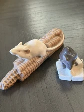 Vintage Royal Copenhagen  "Mouse on Corncob" Figurine # 512 Mouse #510 D1