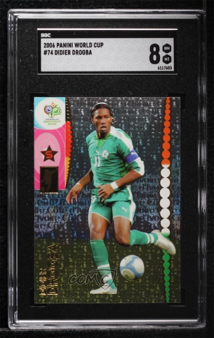 Panini FIFA World Cup Germany Didier Drogba #74 Trading Card 2006